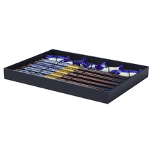 5 Pair Chopsticks with Blue Fish Rests Gift Set
